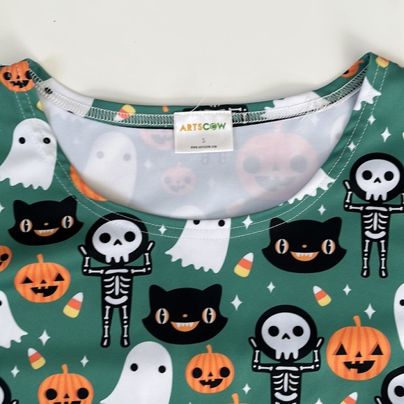 Em and Sprout Halloween Dress, Skater Fit and Flare, size S - Picture 3 of 4